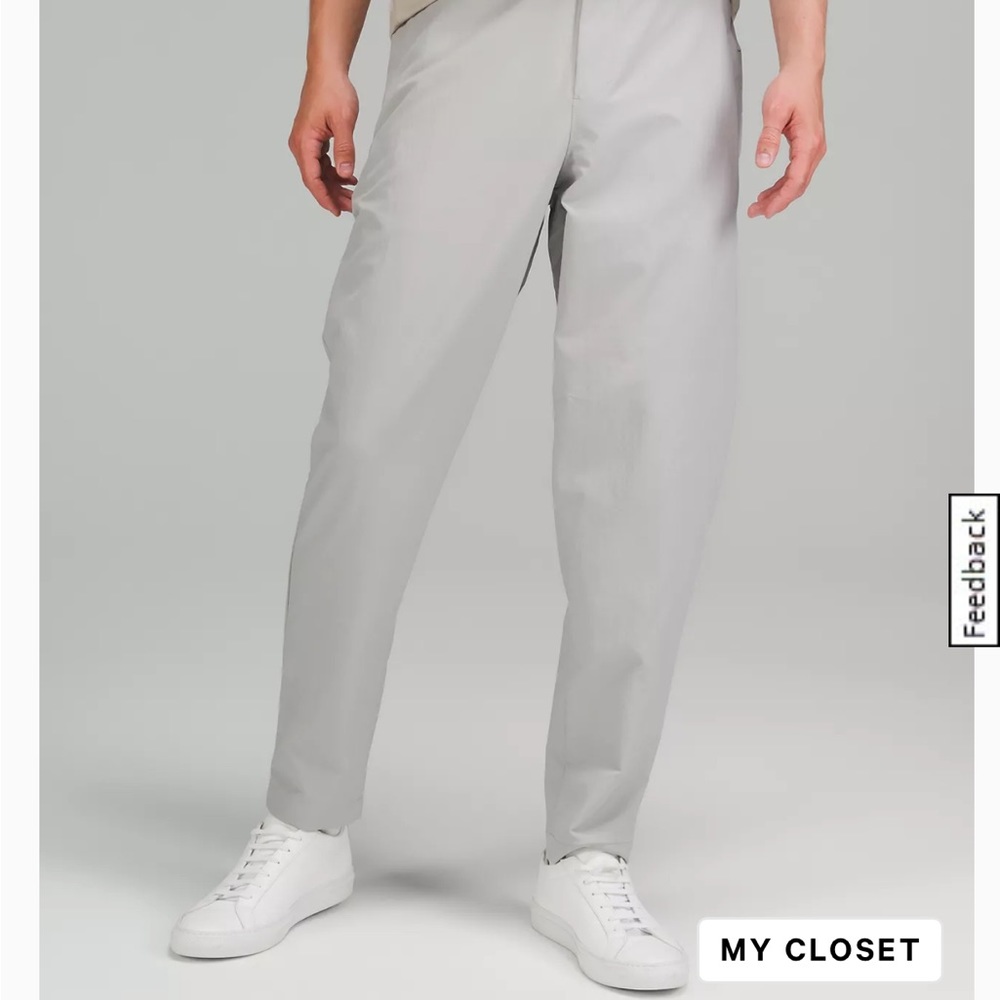 Lululemon New Venture Trouser Pique Fabric* 30” Men’s size Large in Seal Grey